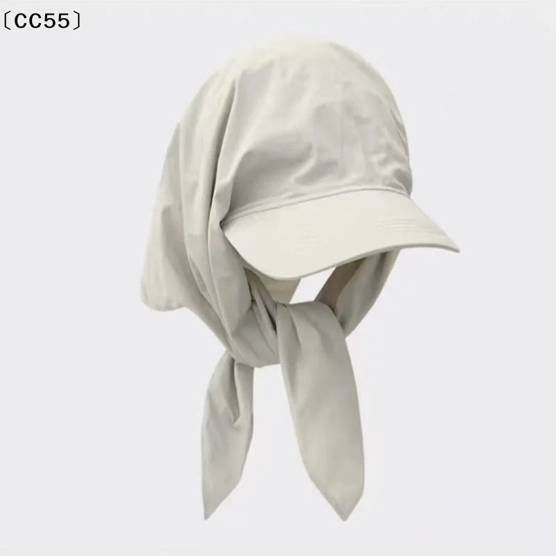 Unisex Bandana Visor Hat – UV Sun Protection Outdoor Cap Visor Sun Hat Qst