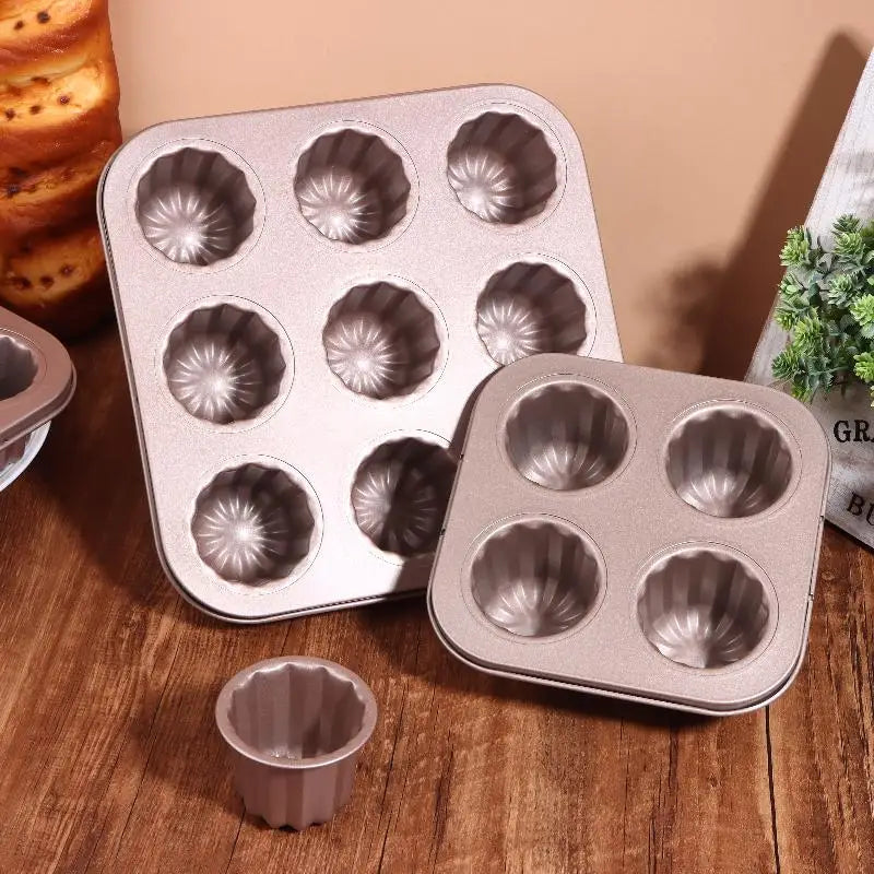 Carbon Steel Non-Stick Mini Cupcake & Muffin Baking Pan Cupcake Baking Pan Qst