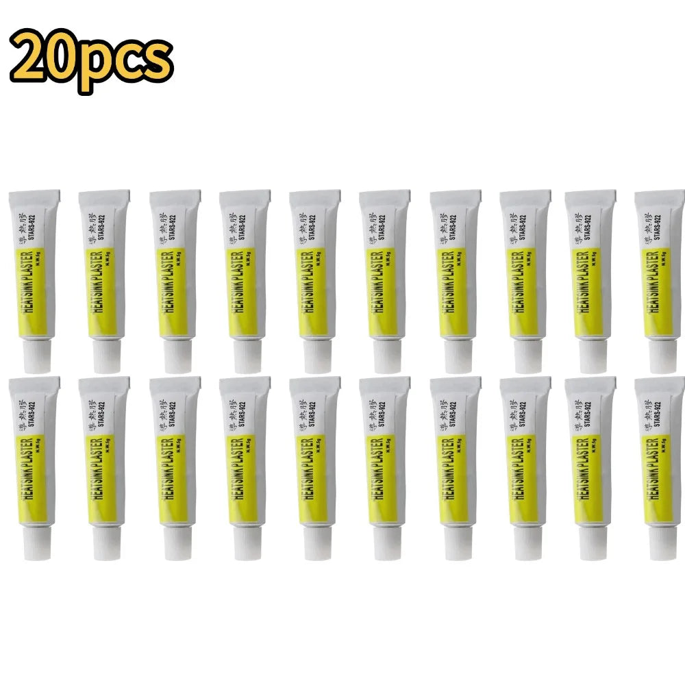 STARS-922 Thermal Silicone Heatsink Adhesive Cooling Paste Thermal Adhesive Paste Qme 20pcs