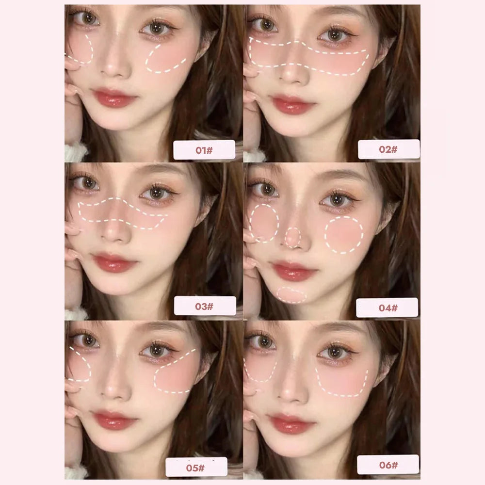 Airy Clay Cream Blusher – Long-Lasting Pigmented Blush | Qme Cream Blush Qme