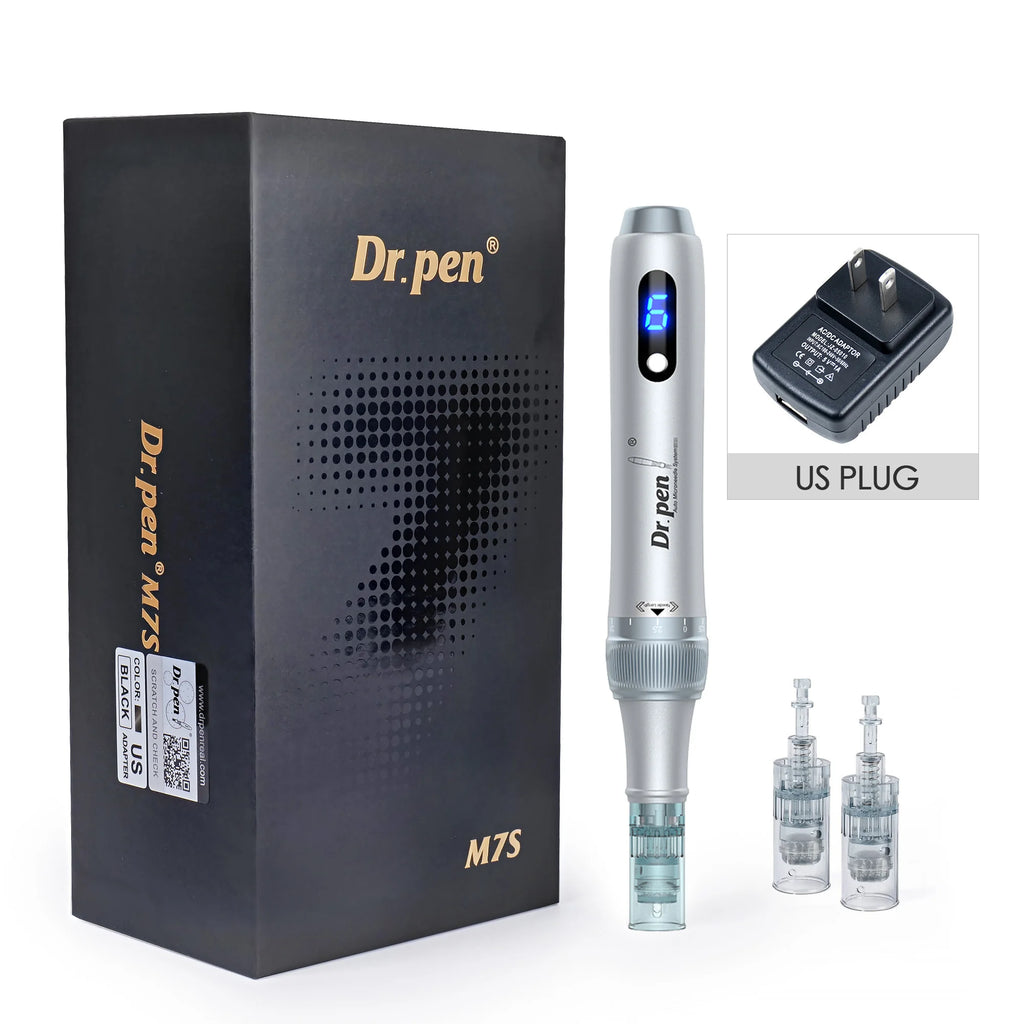 Dr. Pen Ultima M7S Wireless Microneedling Pen + 2 Cartridges Microneedling Pen Qst Dr pen M7S US PLUG