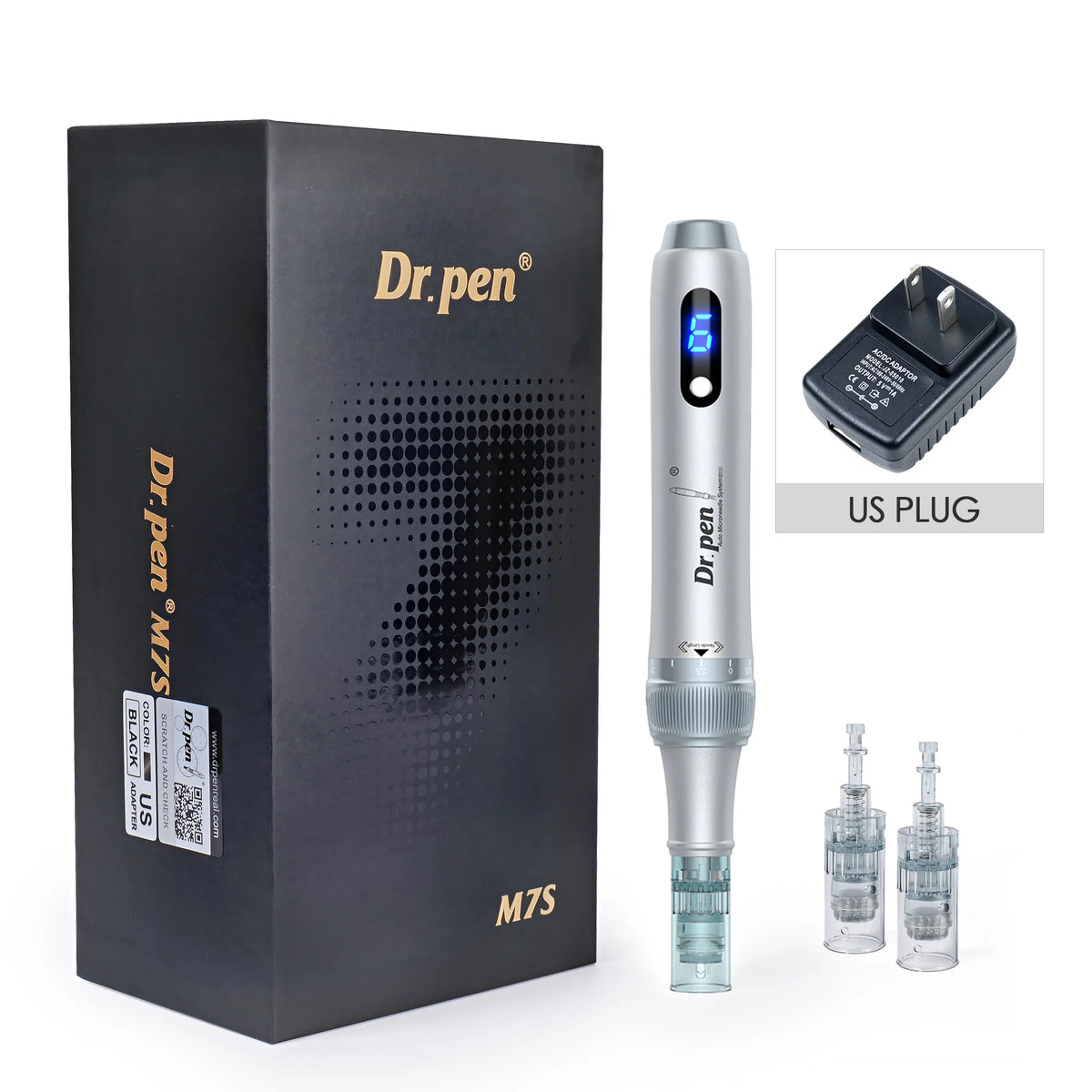 Dr. Pen Ultima M7S Wireless Microneedling Pen + 2 Cartridges Microneedling Pen Qst Dr pen M7S US PLUG