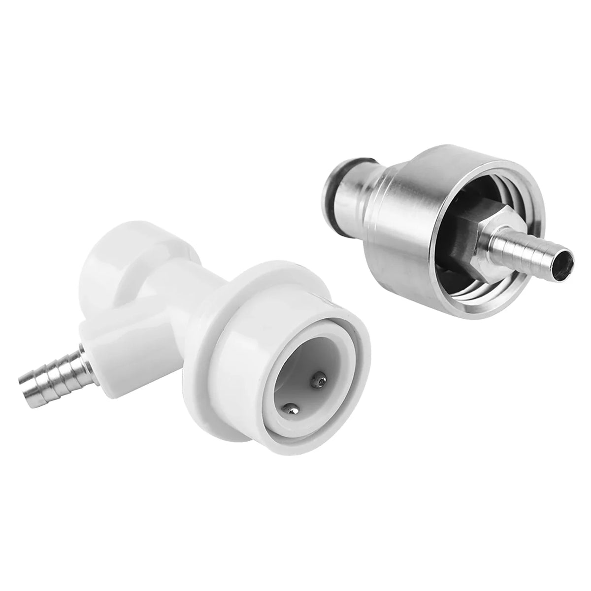 Stainless Steel Carbonation Cap & Ball Lock Disconnect Homebrewing Carbonation Tool Qme