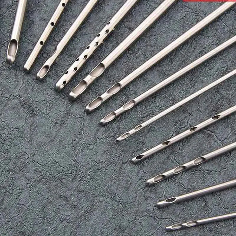 Professional Fat Transfer Cannula Kit – 15-Piece Stainless Steel Set Cannula Instrument Kit Qme