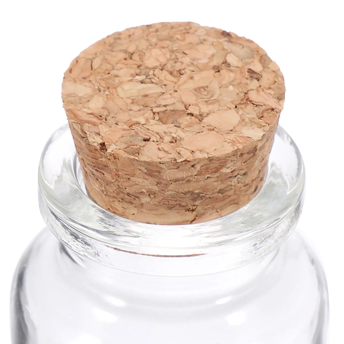 Mini Glass Bottles with Cork Lids – 12-Pack 25ml Storage Jars Mini Glass Storage Jars Qme