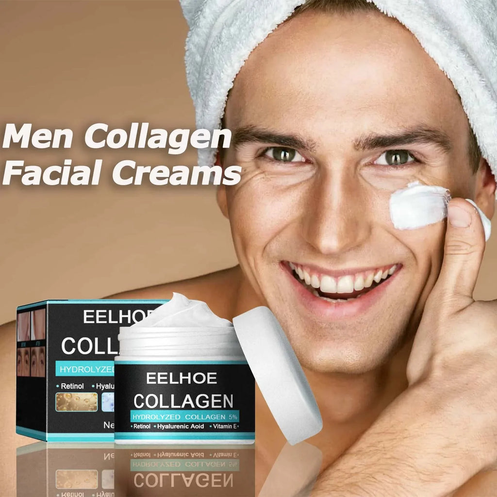 Men's Collagen Face Cream – Firming, Lifting & Moisturizing Men's Face Cream Qme