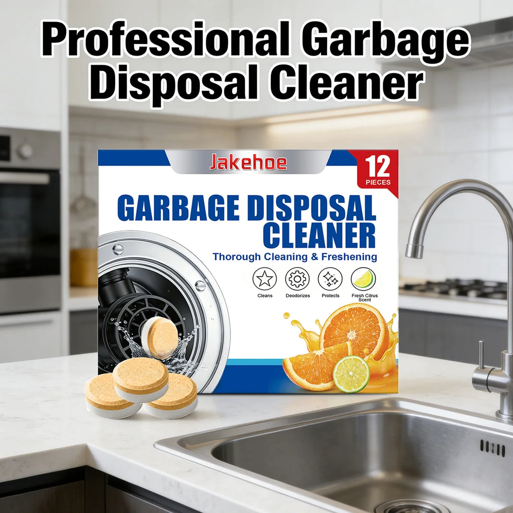 Garbage Disposal Cleaner & Deodorizer Tablets | 4 Scents Disposal Cleaning Tablets Qme
