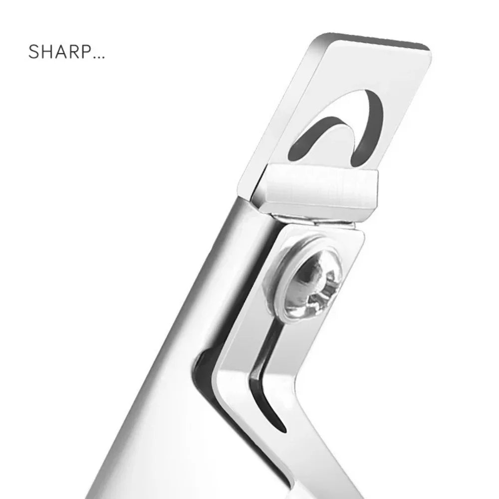 U-Shape False Nail Cutter – Stainless Steel Acrylic Tip Clipper Nail Tip Cutter Qme