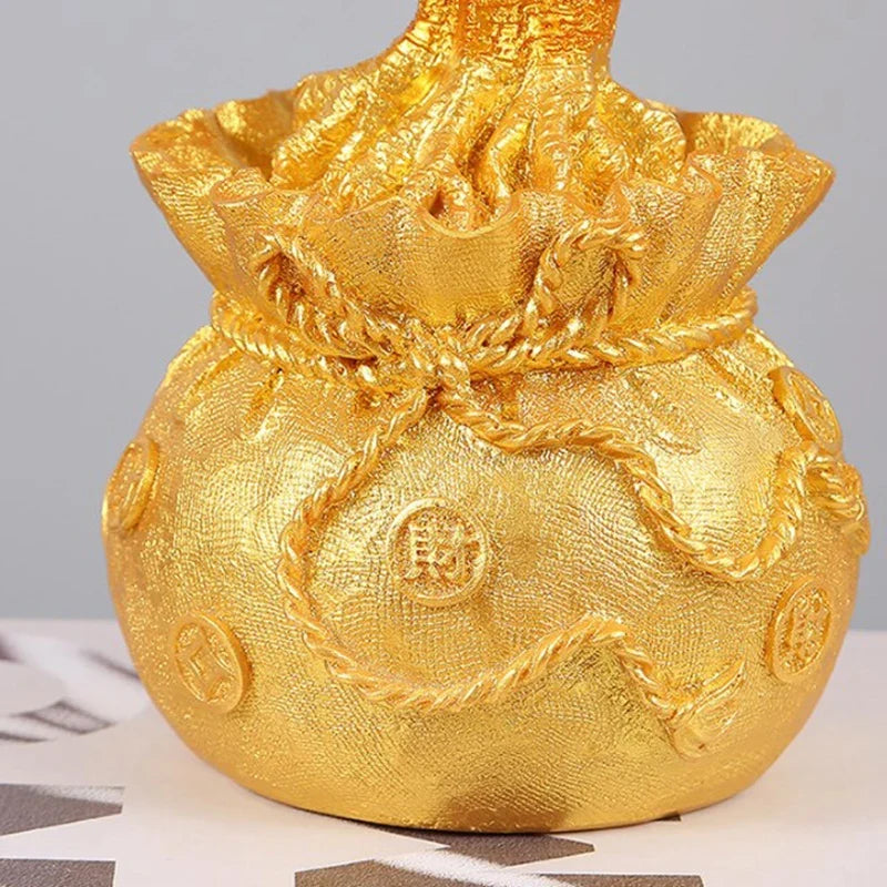 Yellow Crystal Money Tree Bonsai Feng Shui Wealth Ornament Decorative Ornament Qme