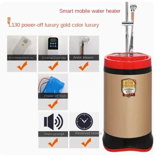 Electric Mobile Water Heater Smart Integrated Storage Shower Electric Water Heater Qst 13