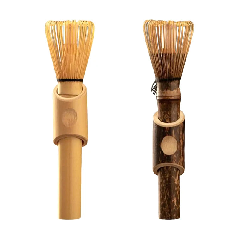 Bamboo Matcha Whisk Long Handle – Japanese Tea Ceremony Tool Matcha Tea Whisk Qst