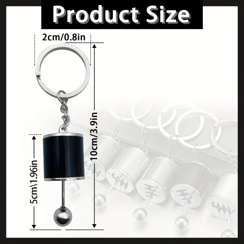Mini Gear Shift Keychain | Car Enthusiast Novelty Keyring Novelty Keychain Qme