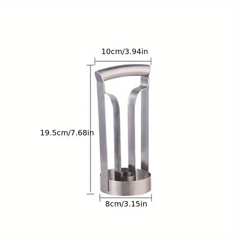 Stainless Steel Pineapple Corer, Peeler & Slicer Tool Pineapple Corer Tool Qme 1pc
