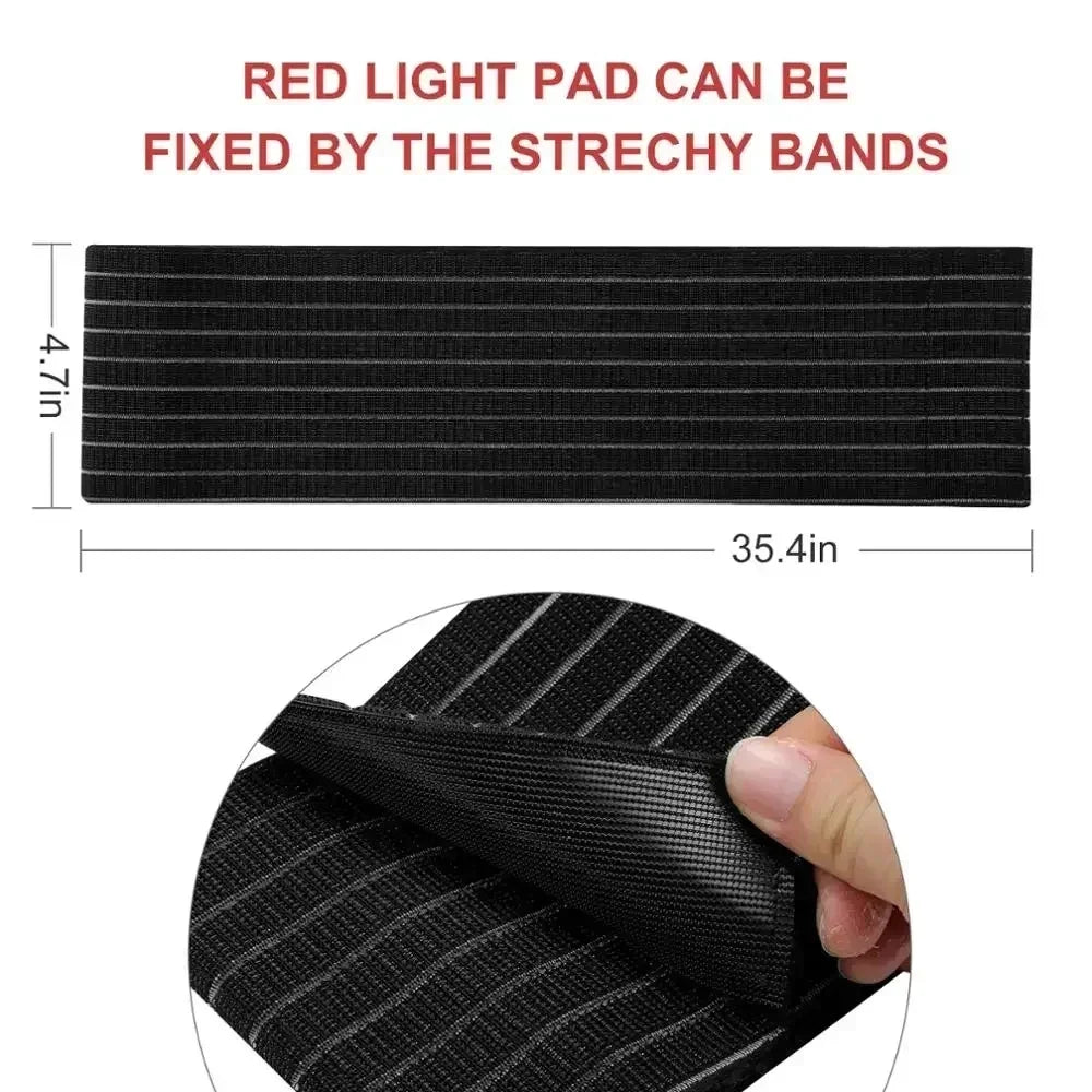 120 LED Red Light Therapy Pad 660nm 850nm – Wearable Wrap Light Therapy Pad Qst