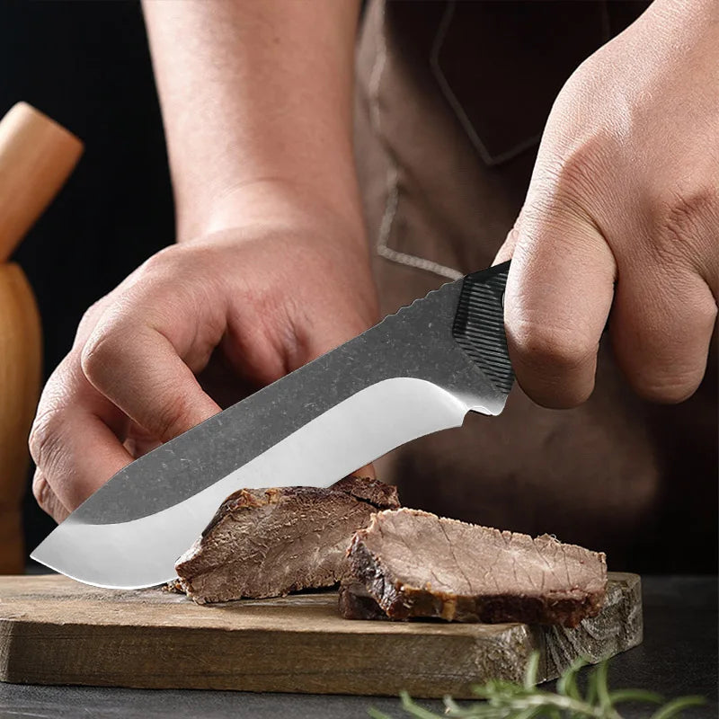 InLeung Stainless Steel Chef Knife – Cleaver & Veggie Knife Kitchen Chef Knife Qst