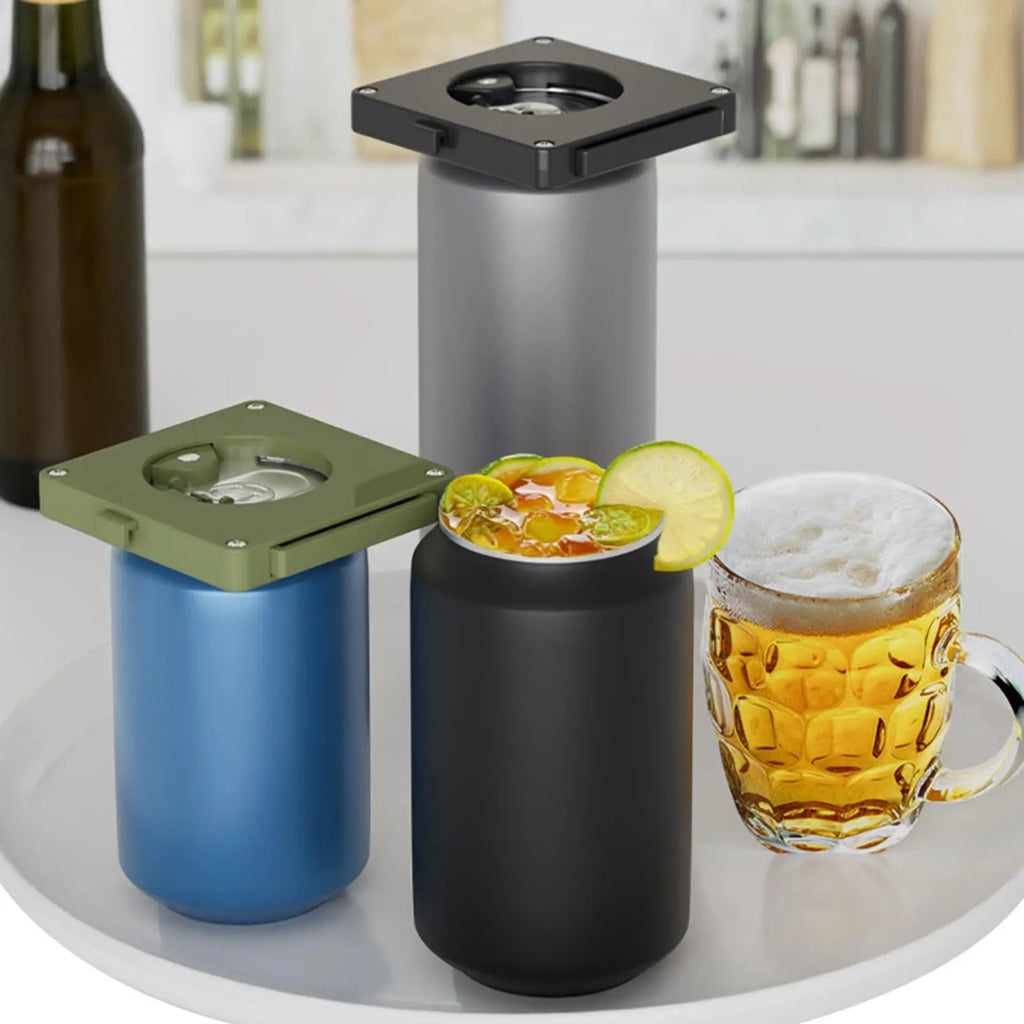 Heavy-Duty Manual Rotary Can Opener – Non-Slip Lid Remover Manual Can Opener Qme