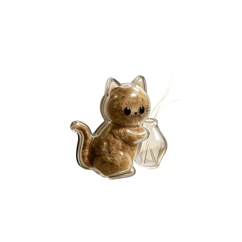 Cat Hair Keepsake Fridge Magnet – Transparent Pet Fur Capsule Pet Fur Keepsake Qme