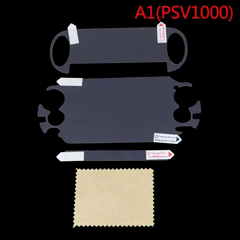 PS Vita PSV1000 2000 Front & Back Screen Protector Film Screen Protector Film Qme A1PSV1000