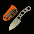 TRSKT AUS-10 Full Tang Neck Knife 62HRC + Kydex Sheath Fixed Blade Knife Qst WHITE China Mainland
