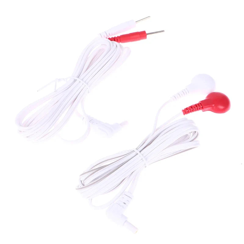 TENS Unit Replacement Lead Wires – DC Jack Electrode Cables TENS Electrode Cable Qme