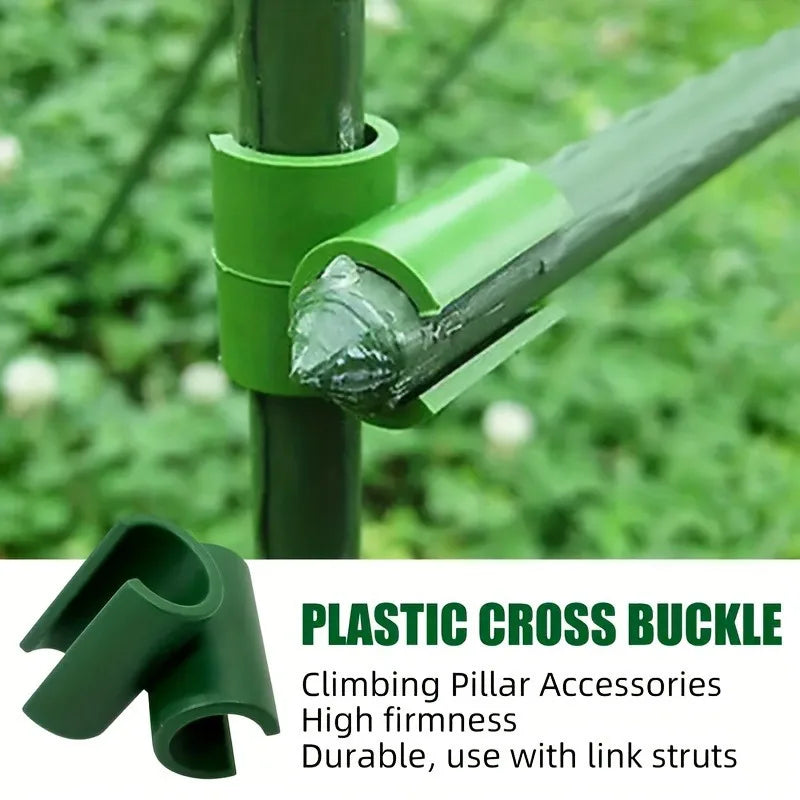 Plant Support Grid Cross Clamp Connectors – 4 Sizes Garden Support Clamps Qme