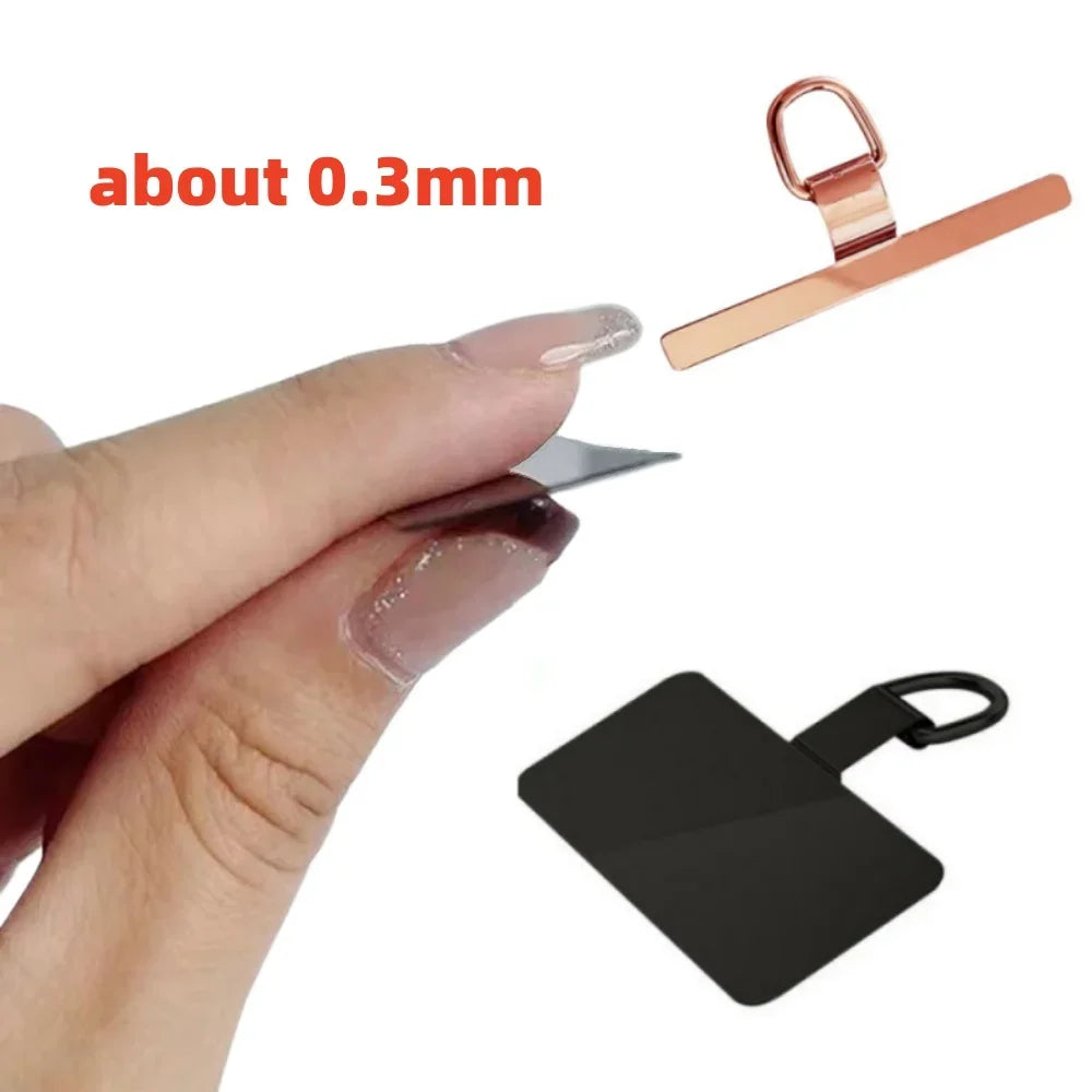 Stainless Steel Ultrathin Phone Lanyard Connector Clip | Qme Phone Lanyard Clip Qme