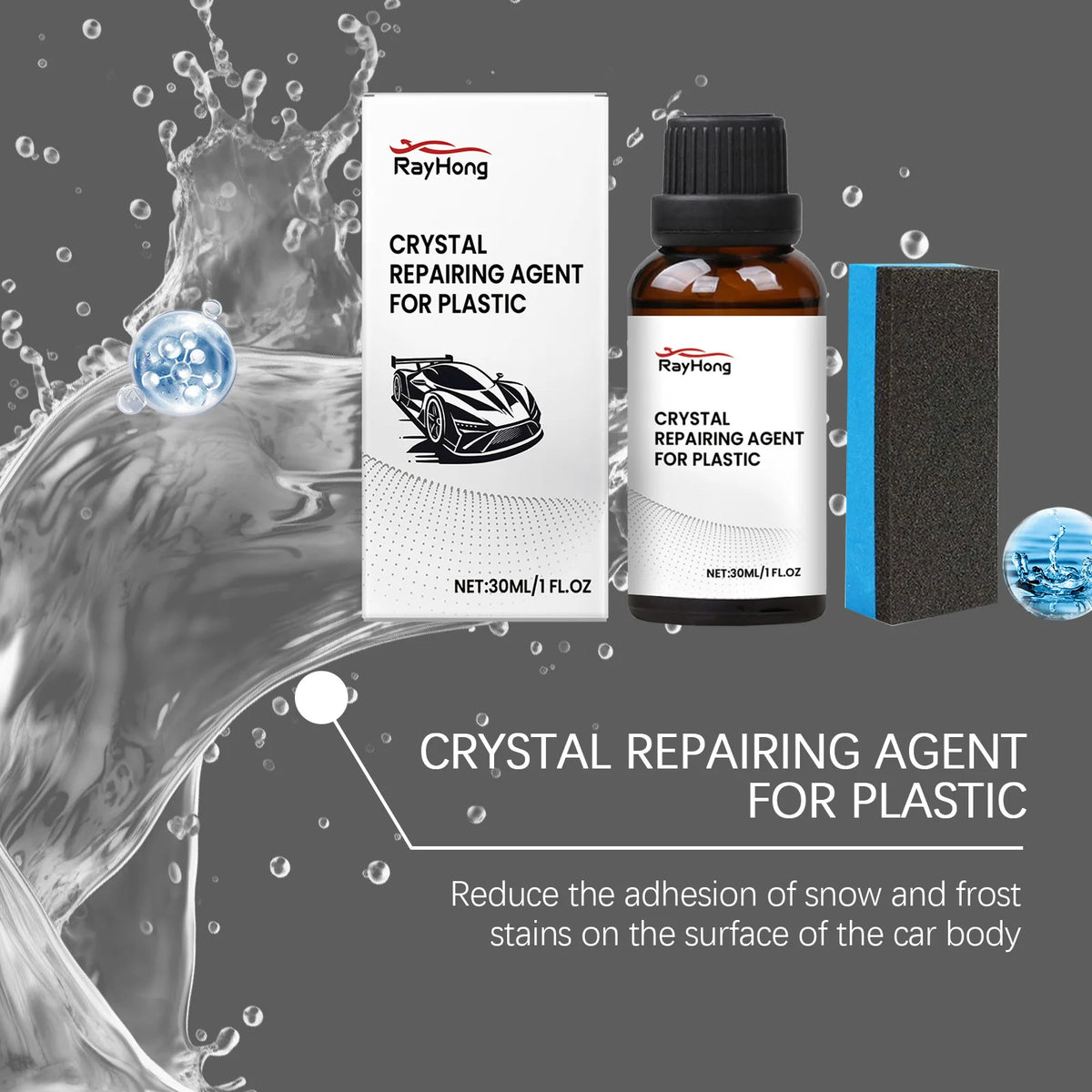 Rayhong Car Plastic Coating & Gloss Protection Set Car Detailing Kit Qst