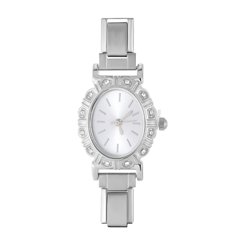Zircon Stainless Steel Watch Bracelet for Men – 41 Colors
