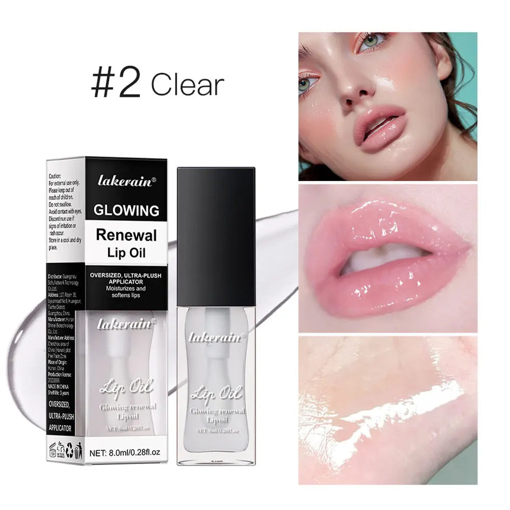 Lakerain 7-Color Moisturizing Lip Gloss – Natural Long-Lasting Lip Gloss Qst 02