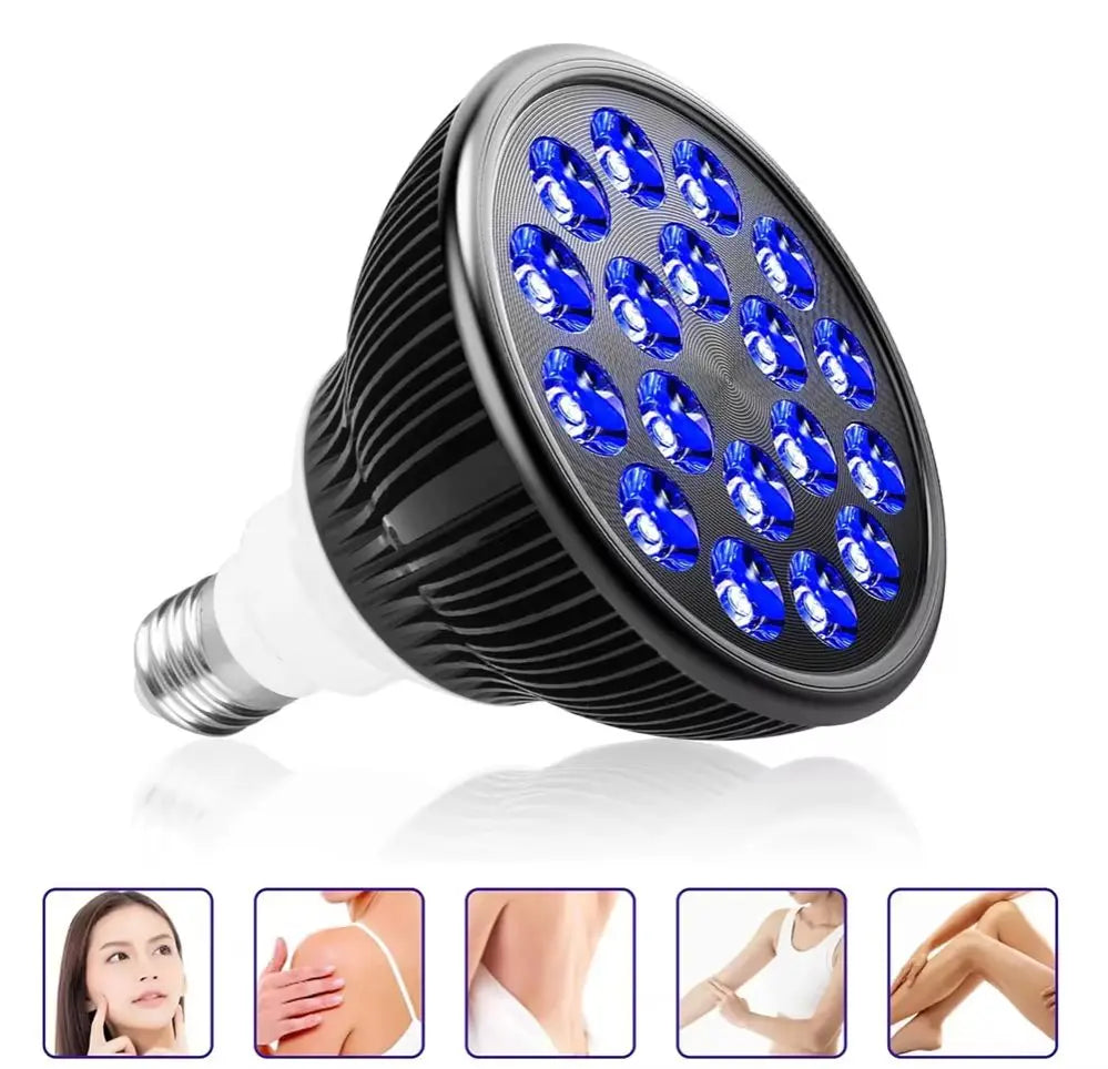 18-LED 460nm Blue Light Therapy Lamp – Face & Body Skin Care Blue Light Therapy Lamp Qst
