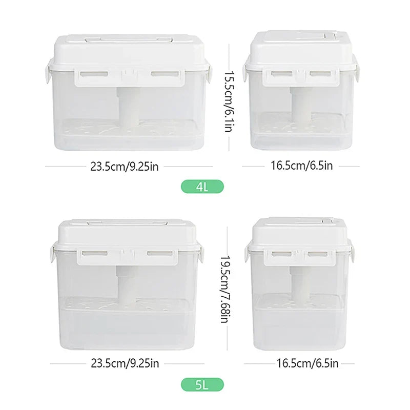4L Fermentation Jar for Kimchi, Sauerkraut & Pickles Fermentation Container Qme