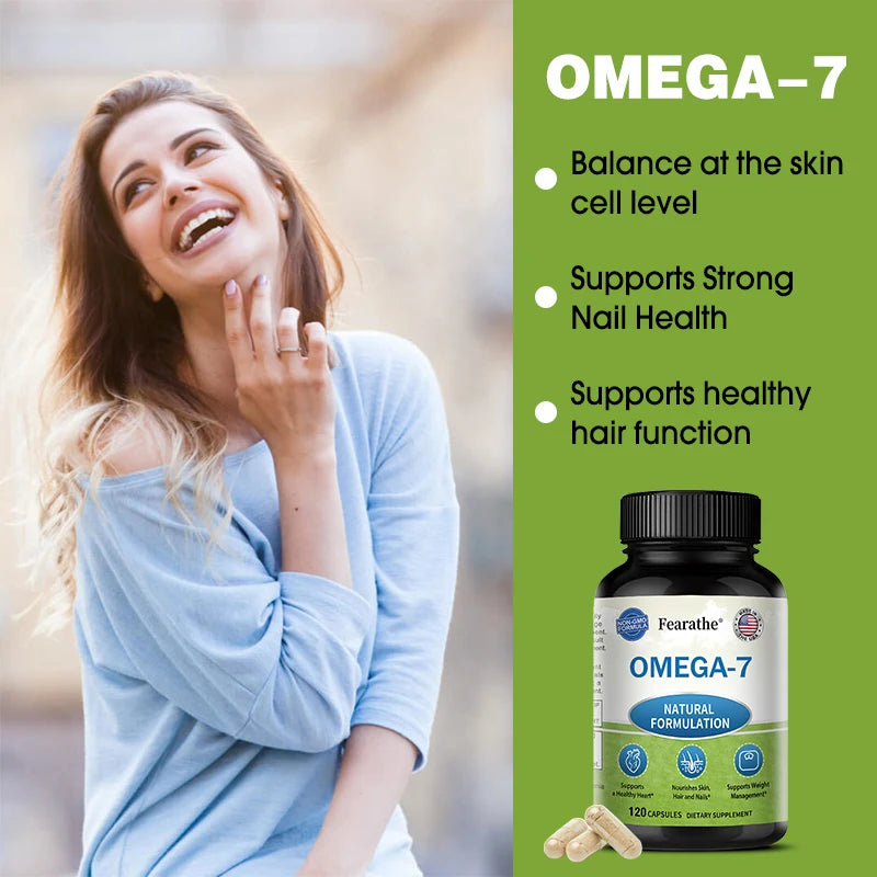Sea Buckthorn Oil Capsules – Omega-7 for Skin, Hair & Immunity Oil Supplement Capsules Qst