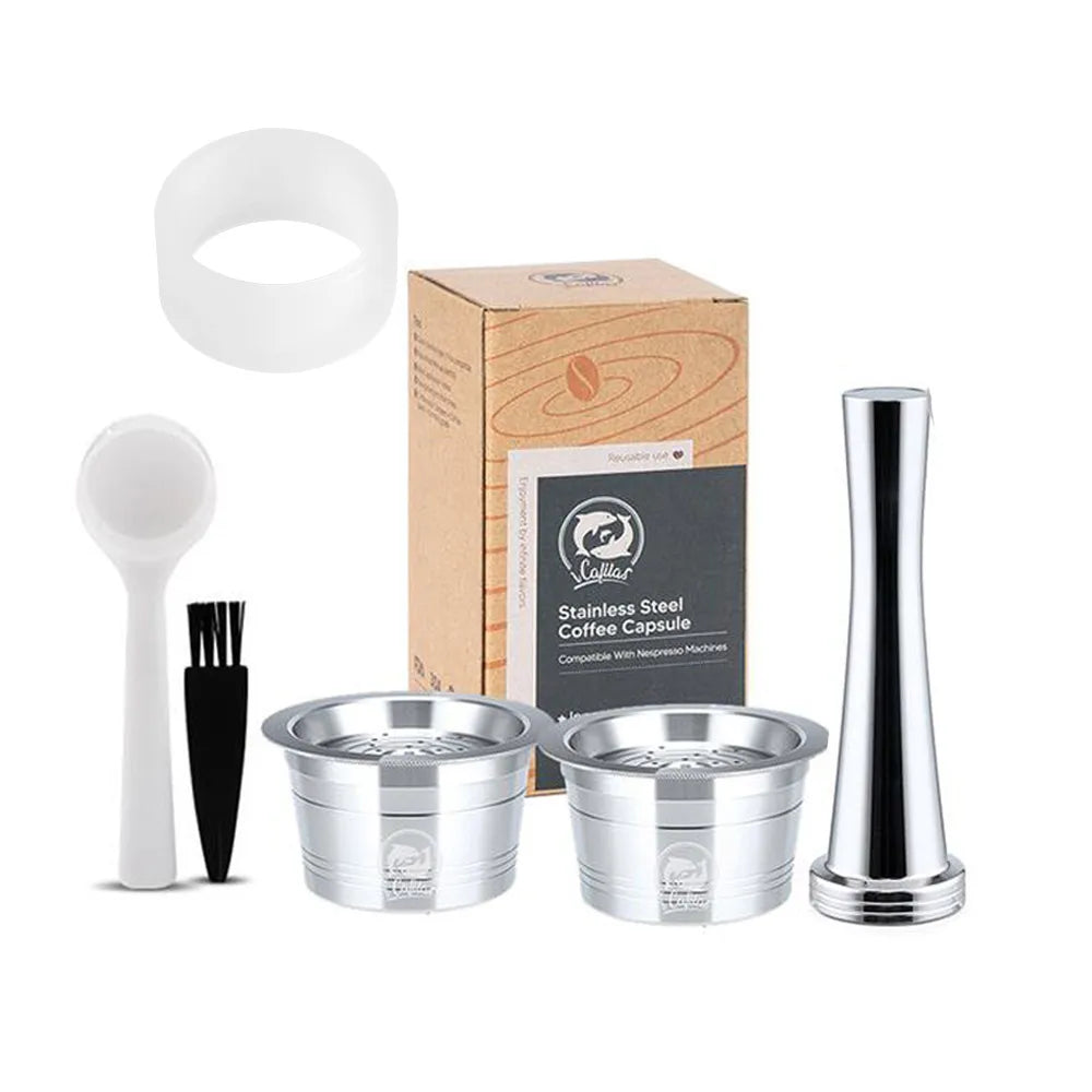 Reusable Stainless Steel Coffee Capsules – Tchibo Cafissimo Reusable Coffee Capsule Qst 2 capsule TD