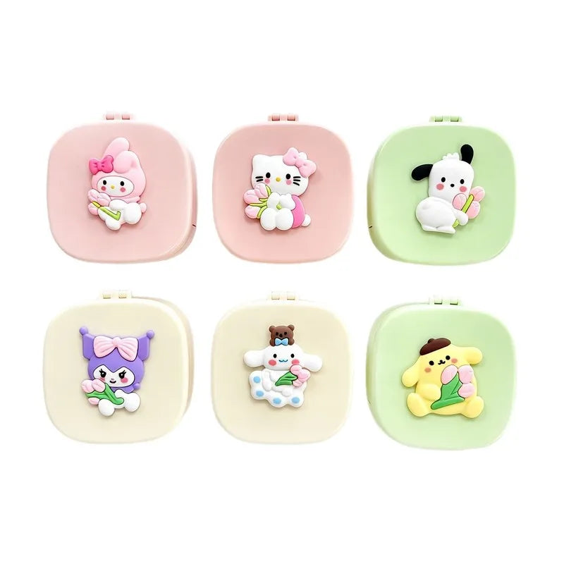 Hello Kitty Kuromi Portable Jewelry & Makeup Storage Box Jewelry Storage Box Qme