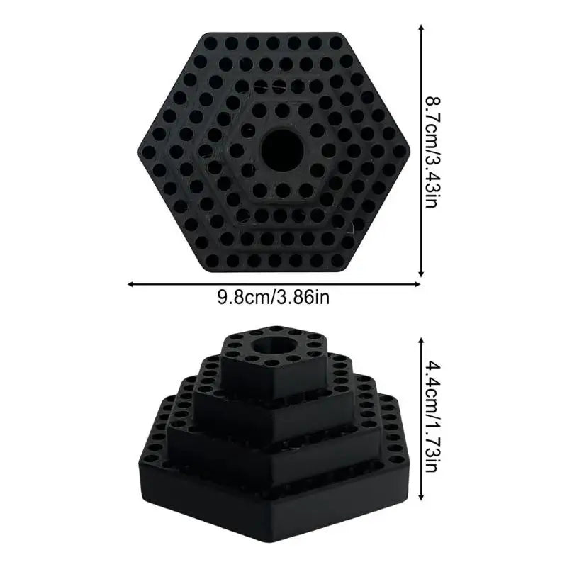 Hex Shank Drill Bit Storage Box | Screwdriver Bits Organizer Drill Bit Organizer Qme A2