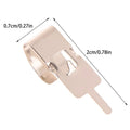 Spring Steel 18650 Battery Clip Holder Contact Insert Battery Contact Insert Qme Silver