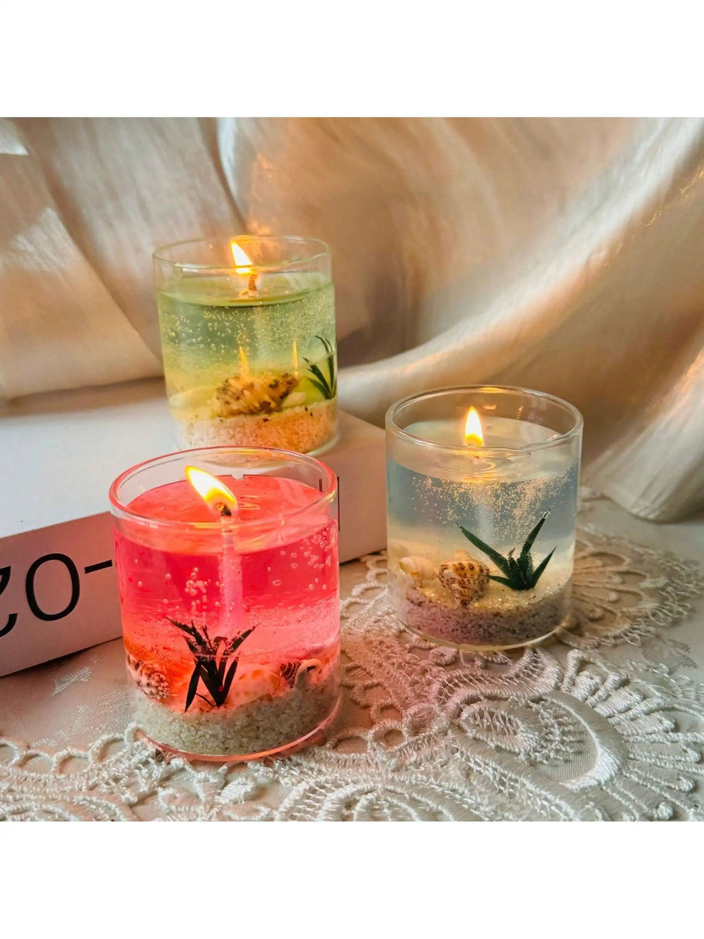 Crystal Cup Jelly Scented Candle – Ocean Life Series Jelly Scented Candle Qme