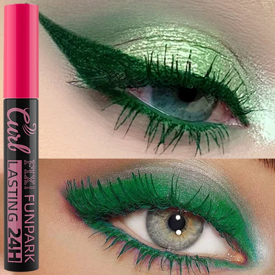 Waterproof Curling Mascara – Thick & Long-Lasting | 9 Colors Waterproof Mascara Qme
