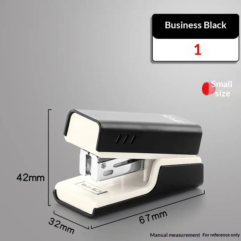 Mini Heavy Duty Stapler 24/6 26/6 – Smooth Paper Binding Office Stapler Qme S Black