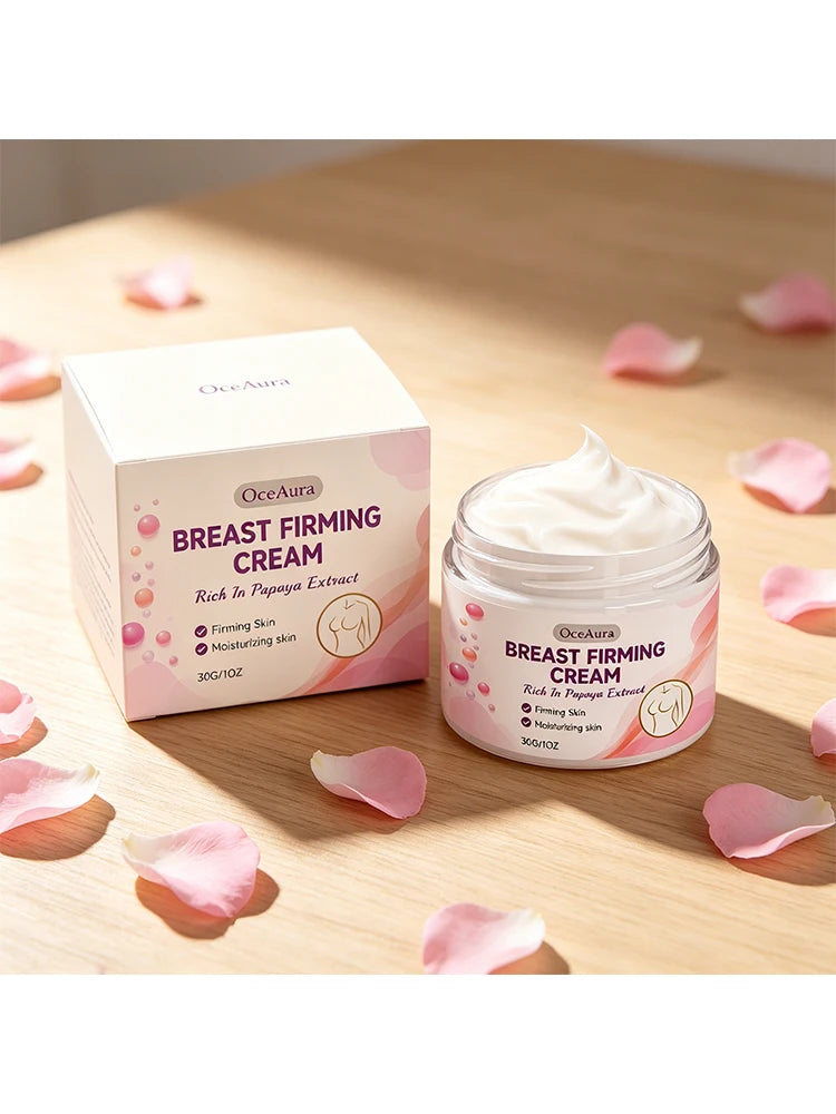 Papaya Extract Chest Firming & Moisturizing Massage Cream Body Firming Cream Qst 30g boxed