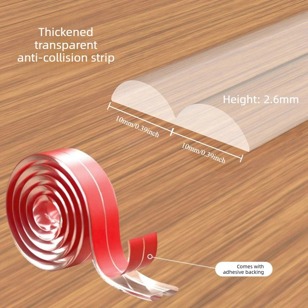 Transparent Self-Adhesive Furniture Edge Guard Strip 1–5M Furniture Edge Guard Qme