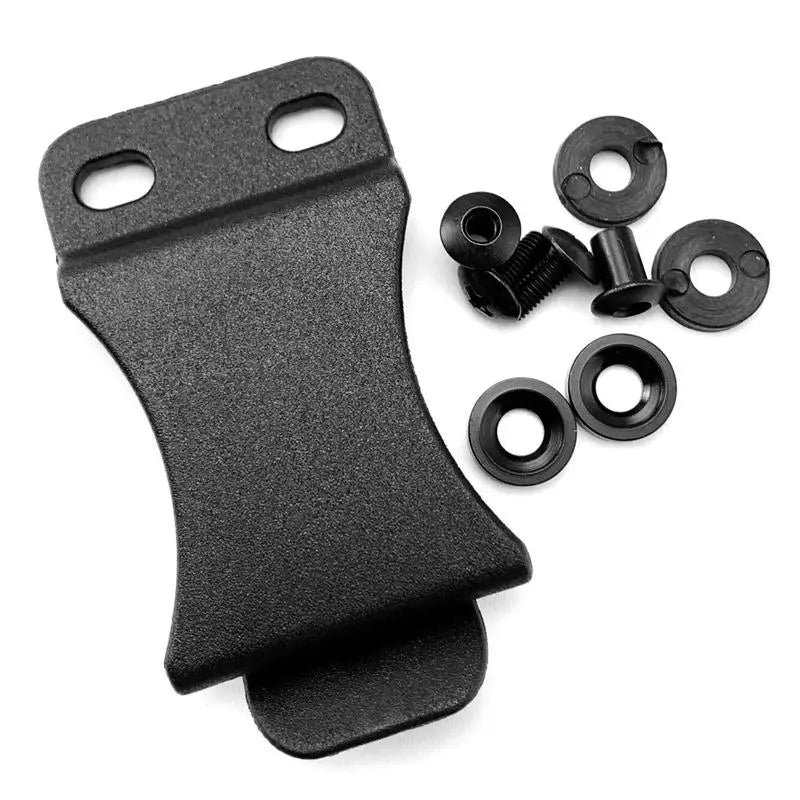 KYDEX IWB Belt Clip – Universal EDC Holster & Mag Pouch Clip EDC Belt Clip Qst black 1 pcs