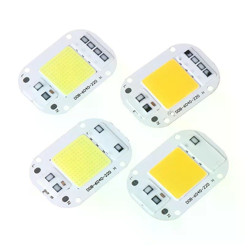 Smart COB LED Chip 20W 30W 50W AC 110-220V No Driver Needed COB LED Chip Qme