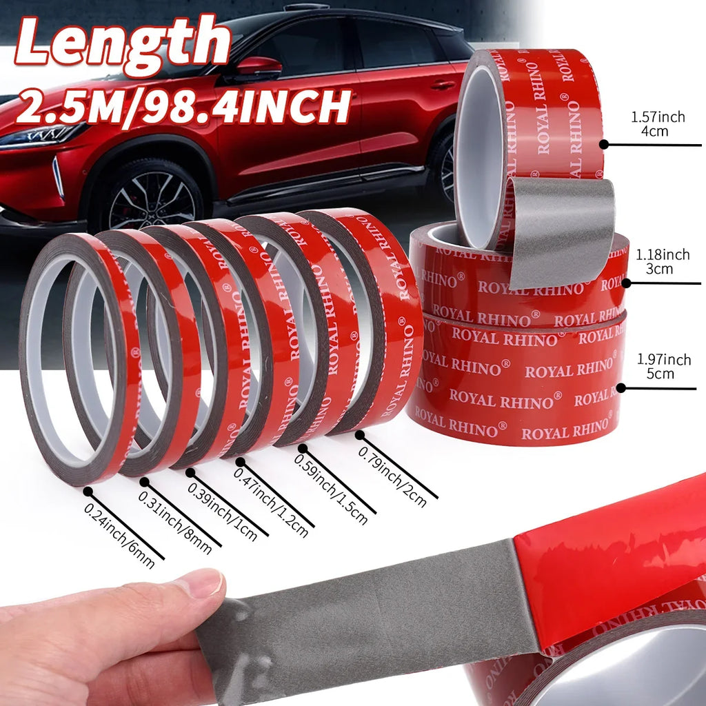 Double Sided Acrylic Foam Tape – Waterproof Heavy Duty Mount Mounting Foam Tape Qme
