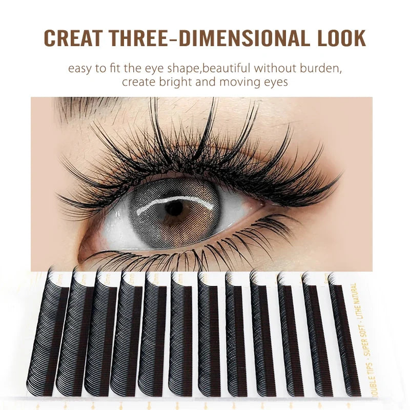 NATUHANA 5D Flora Easy Fan Individual Eyelash Extensions Individual Eyelash Extensions Qme