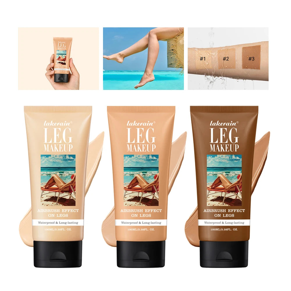 Waterproof Leg Makeup Lotion – Bronze Body Tanning Cream 100ml Body Tanning Lotion Qst