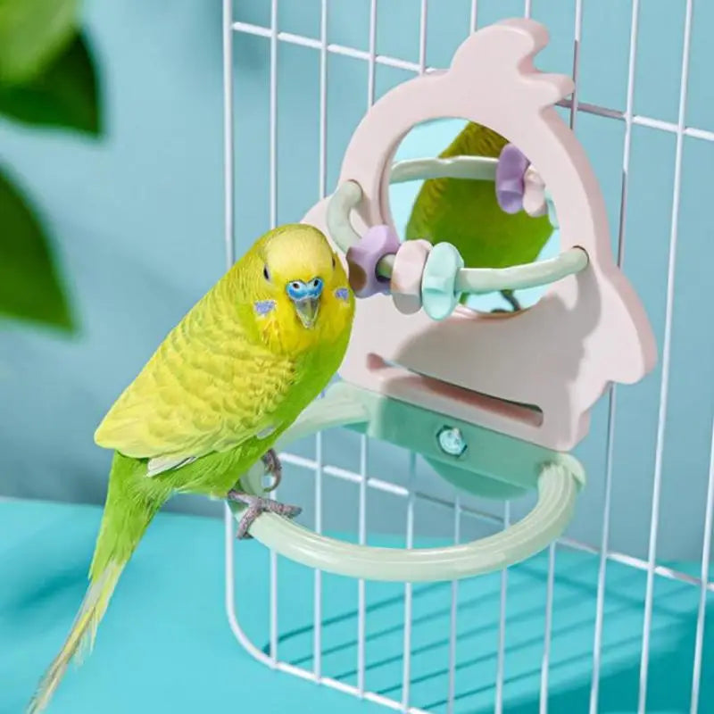 Parrot Gnawing Stand Pole Bird Toy | Birdcage Accessory Bird Cage Toy Qme
