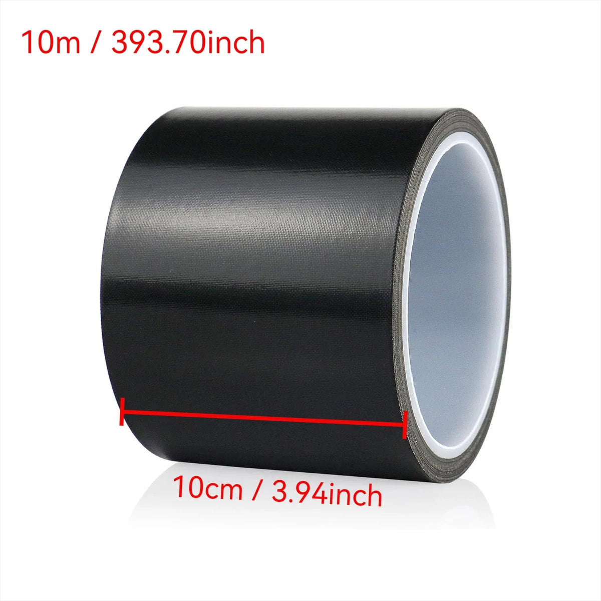 Waterproof Black Fabric Repair Tape – Heavy Duty Self Adhesive Fabric Repair Tape Qme 10cmX10m 4Pcs