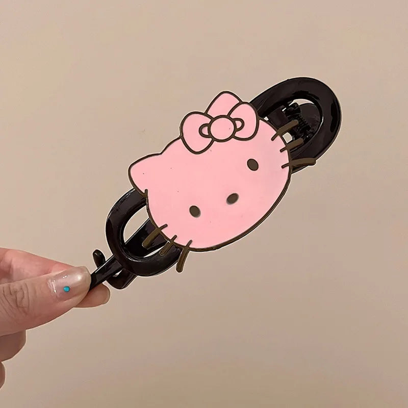Hello Kitty Cartoon Hair Clips – Cute Acrylic Accessories Cartoon Hair Clips Qme 2