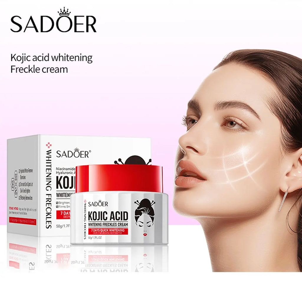 Kojic Acid Brightening Face Cream – Moisturizing & Even Skin Brightening Face Cream Qme